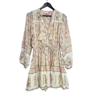 Elan Floral Obsession Boho Mini Dress